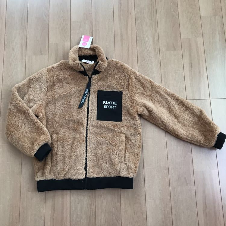 ピンクラテ スポーツ フリースジャケット 140 ロゴテープ付 Pink Latte Sports ボア ブルゾン フリース トップス コート 女の子 140 135 144cm 売買されたオークション情報 Yahooの商品情報をアーカイブ公開 オークファン Aucfan Com