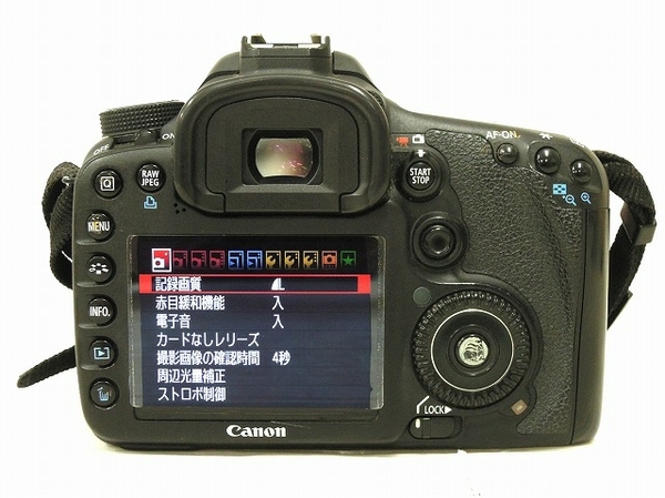 Canon EOS 7D デジタル 一眼レフ カメラ ボディ バッテリー付 中古 O4307689