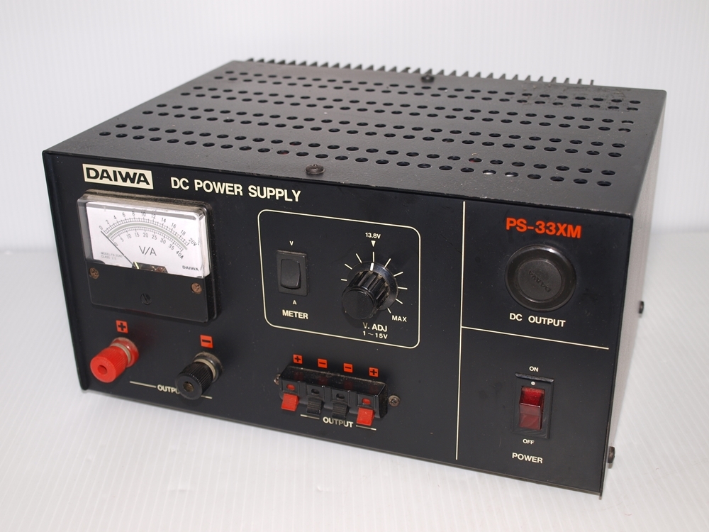 W0584】 DAIWA/ダイワ 定電圧電源 DC パワーサプライ PS-33XM 【公式通販】