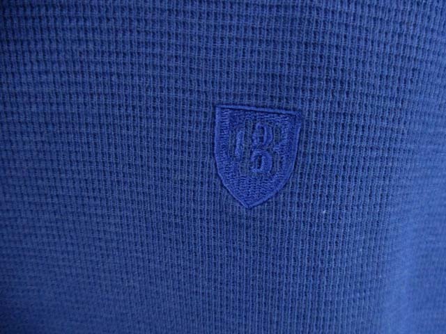 ブラックレーベルクレストブリッジ BLACK LABEL CRESTBRIDGE 半袖 Tシャツ カットソー 鹿の子 切替 ネイビー ブラック 紺 黒 サイズL LABEL CRESTBRIDGE BLACK エンボスチェックキーケース シャドークレストブリッジチェックスクウェアバックパック（バッグ ブラックレーベルクレスト