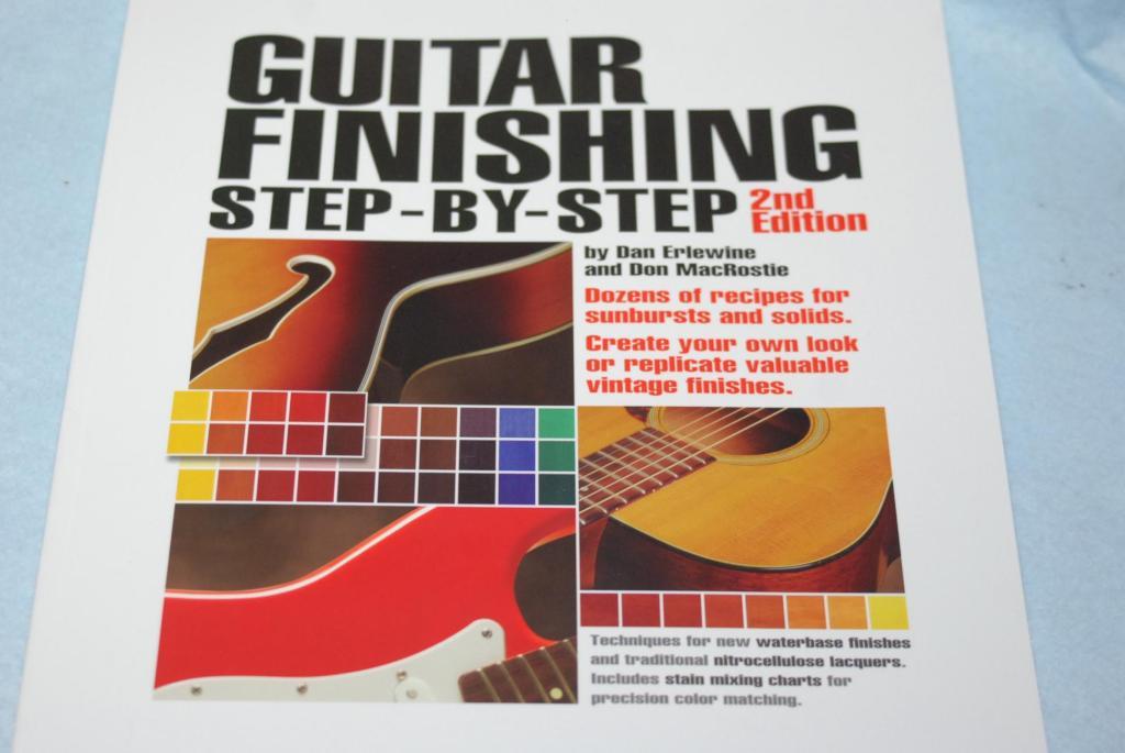 ギター塗装の方法、Guitar Finishing / Step by step..新品洋書 写真