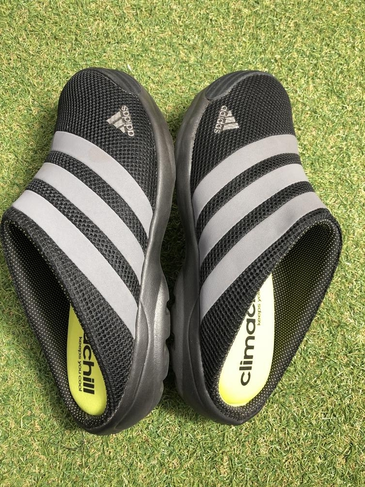 adidas トアロ クロッグ サンダル ワイン ブラック 25.5 adidas トアロ