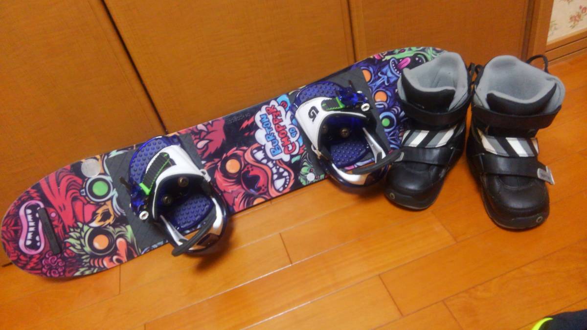 BURTON chopperバートン ジュニア子供用キッズ【90cm】スノーボード3点
