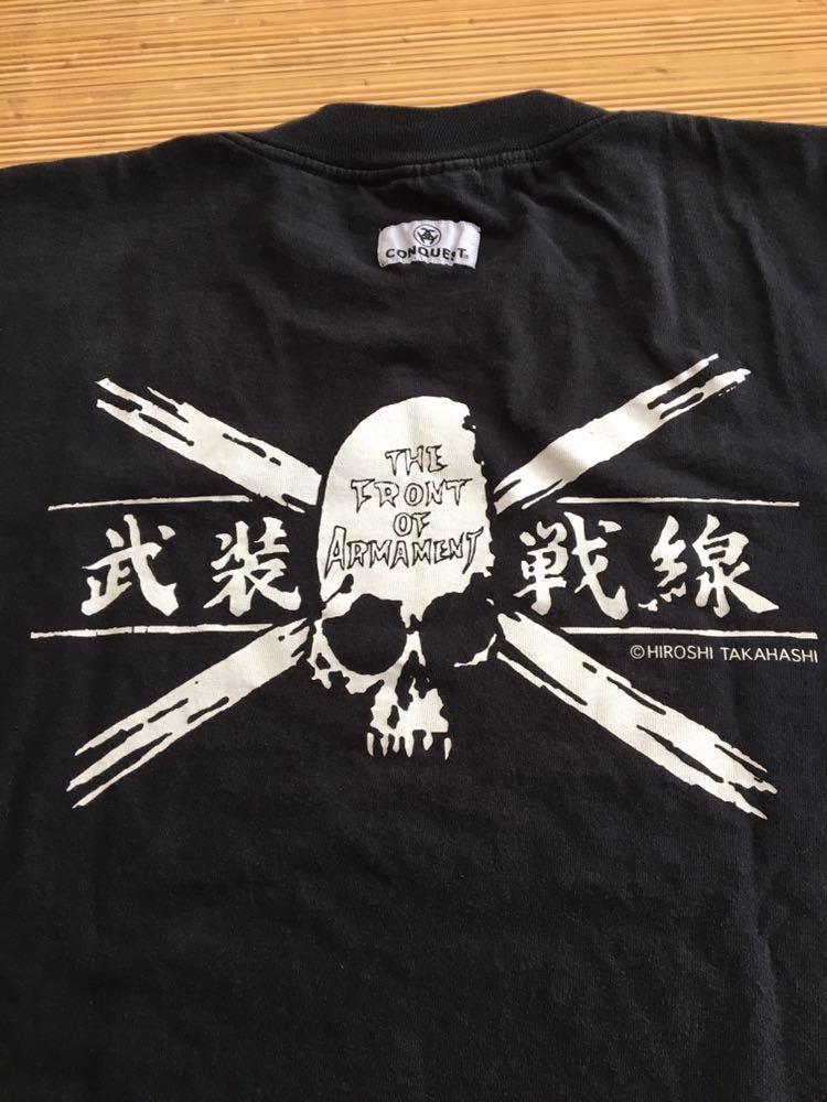 武装戦線 Tシャツ Mサイズ コンクエスト 三代目 四代目 クローズ ワースト 九能 龍信 希少 激レア 限定品 チョッパー フリスコ ボバー