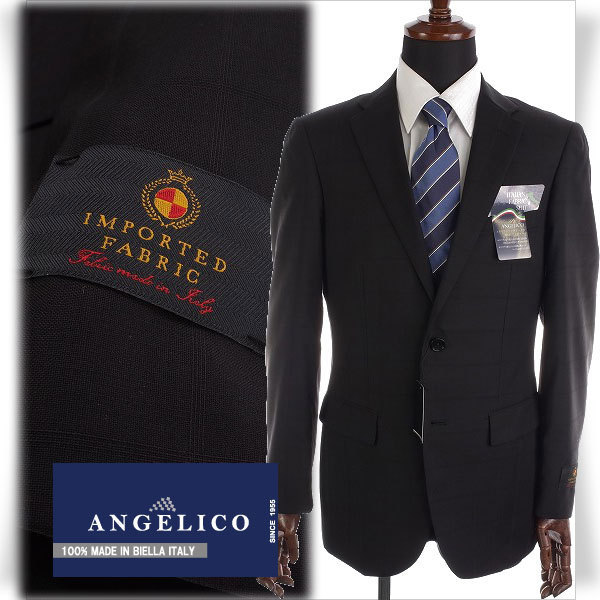 新品☆1円～定価7.4万 ANGELICO アンジェリコ イタリ生地 シャドー