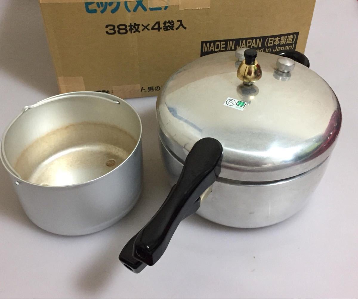 美品 ヘイワ アルミ 片手 圧力鍋 PC-45A 平和圧力鍋 PC-45A(直炊 美品 ヘイワ アルミ 片手 圧力鍋 PC-45A 平和圧力鍋 PC-45A(直炊