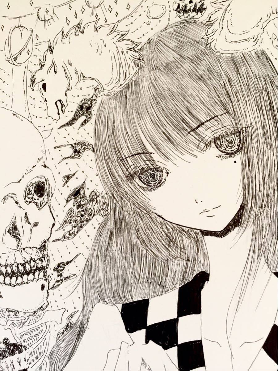 俯瞰少女 ハローチェス 誰もいないスクランブル交差点 手描きイラスト オリジナル 手描きイラスト 売買されたオークション情報 Yahooの商品情報をアーカイブ公開 オークファン Aucfan Com