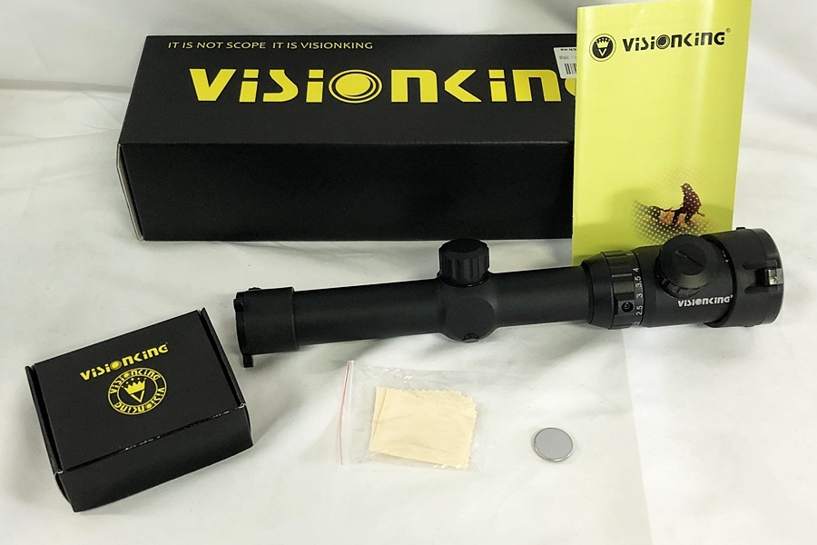 Visionking 1.25-5x26 ライフルスコープ | 1.25倍-5倍 : ショート