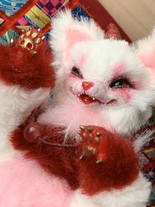 陽狐(グレー) アートドール オリジナル※3日間のみ出品 アートドールの