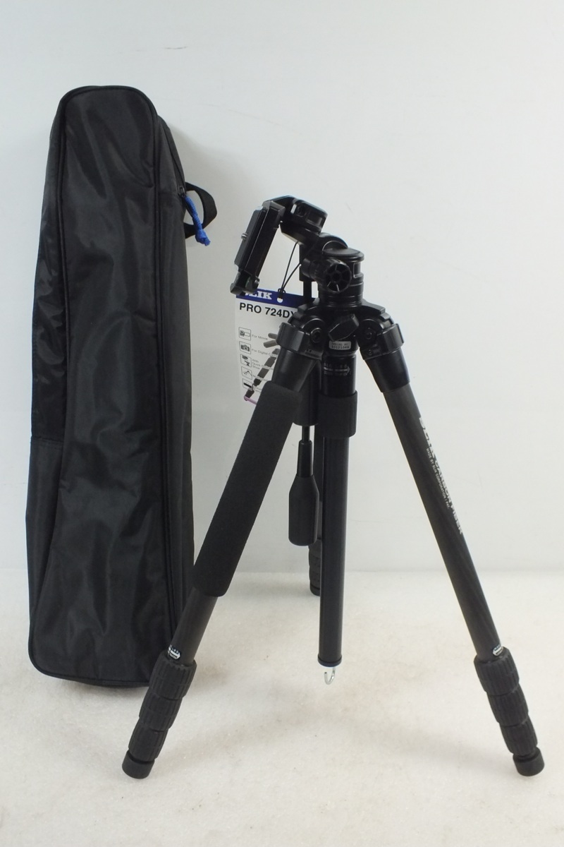 セール，お買い得 SLIK スリック 三脚 724DX カメラスタンド 雲台:SH-726E カーボンファイバー製 アクセサリー ソフトケース付 品 111Y725(三脚)｜売買されたオークション情報、yahooの商品情報をアーカイブ公開 - オ 三脚