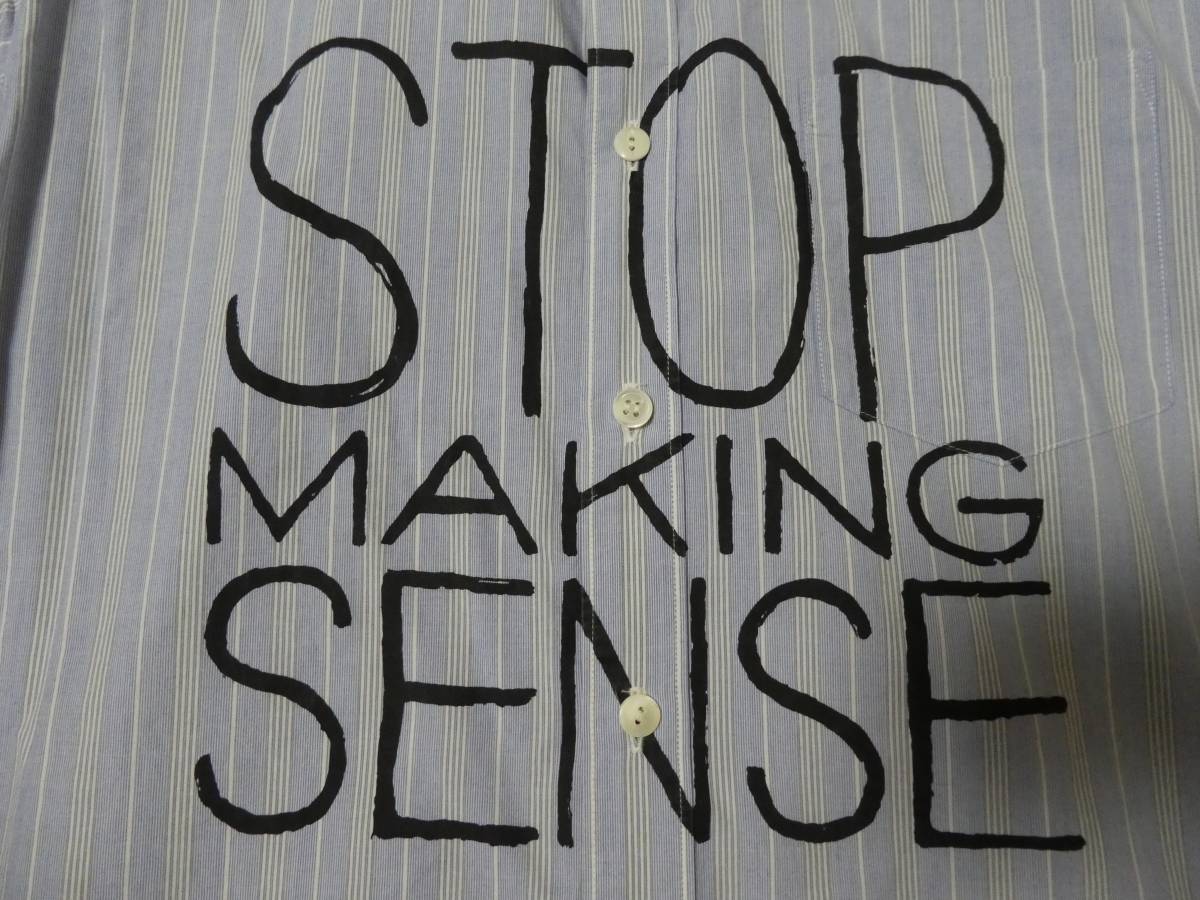 UNDERCOVER ジョニオ着 同型同色 STOP MAKING SENSE シャツ ロゴ 