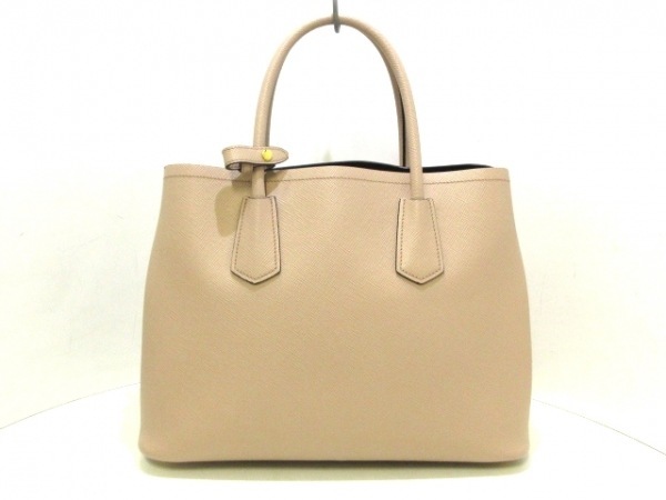 プラダ PRADA トートバッグ BN2775 ダブルバッグ サフィアーノレザー ピンクベージュ バッグ