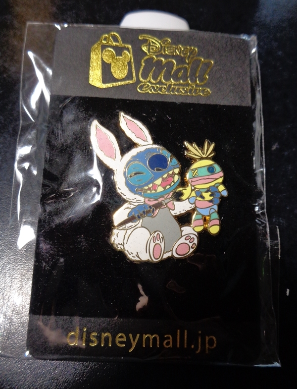 Disney mall exclusiue スティッチピンバッチ：381 【公式通販】