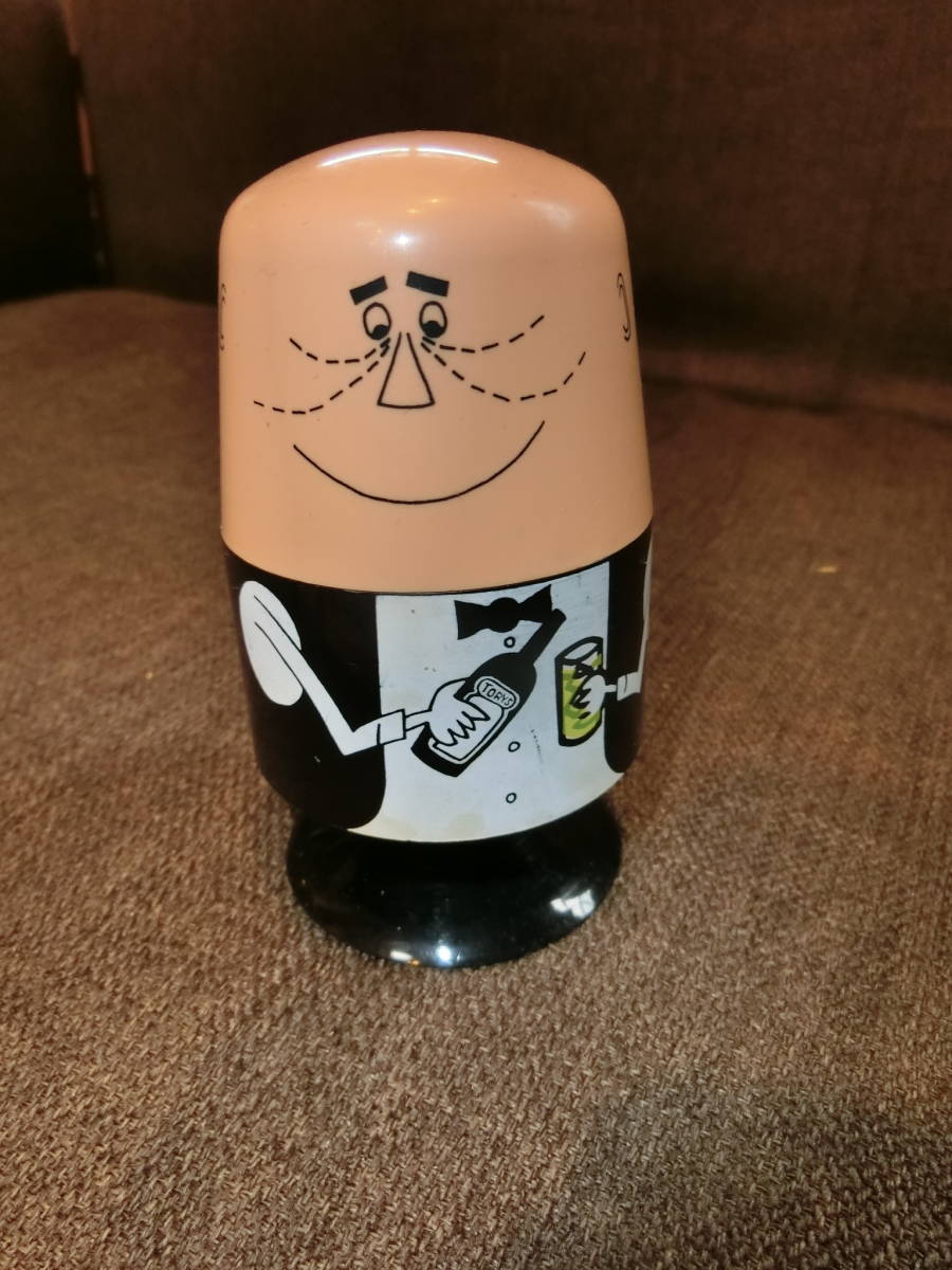 サントリー アンクルトリス君 楊枝入れ 黒 レトロ トリス ウイスキー
