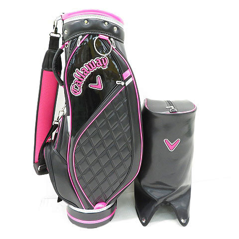 CALLAWAY キャロウェイ PU Sport 2017 カートキャディバッグ ブラック系 口数5口 8.5型 [240001285150]【中古】