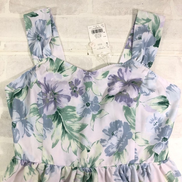 Dazzlin ダズリン タグ付き ワンピース ノースリーブ 花柄 膝丈 Size M Lu ダズリン 売買されたオークション情報 Yahooの商品情報をアーカイブ公開 オークファン Aucfan Com