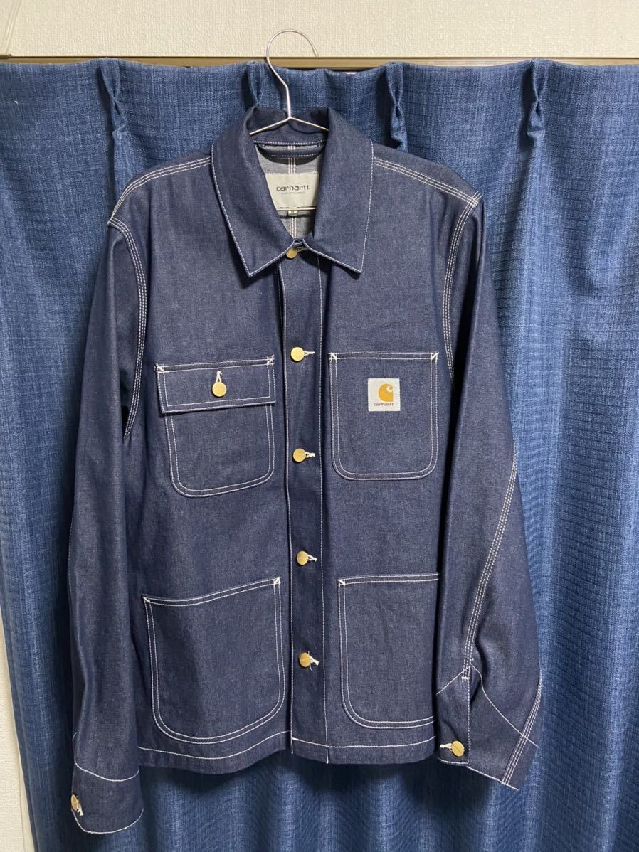 サイズM】Carhartt WIP Michigan Chore Coat Denim カバーオール