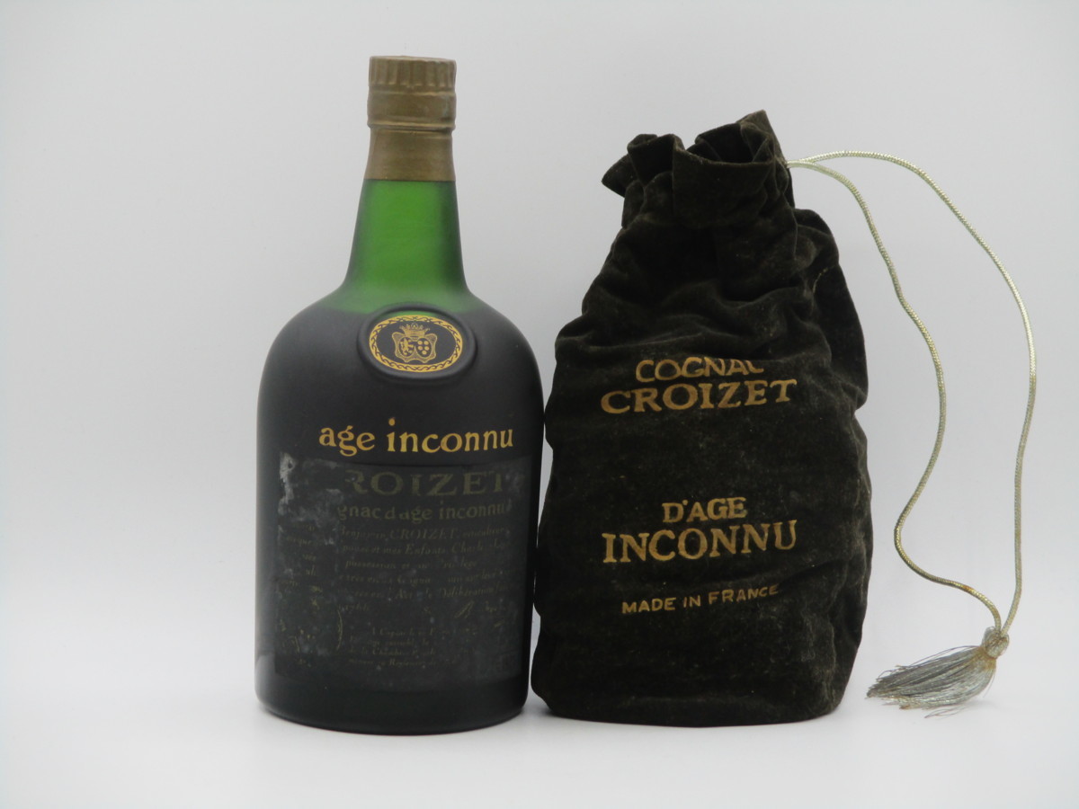 CROIZET AGE INCONNU クロアーゼアージュアンコニュ　ブランデー CROIZET クロアーゼ inconnu アージュ age 箱あり未開封CROIZET