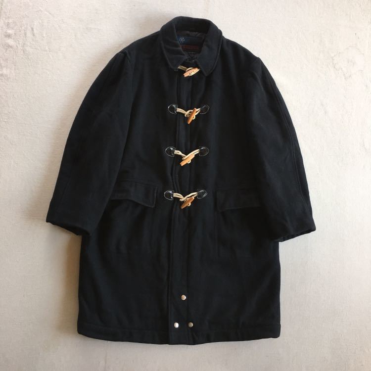 USA製 70s McGREGOR ダッフルコート / 44 ブラック ウール ウッド