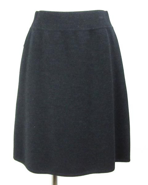 フォクシー FOXEY グレー ウール スカート 40