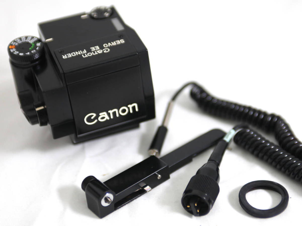 カメラ Canon 旧F-1 用 サーボ EE ファインダー 「連動アーム」付属