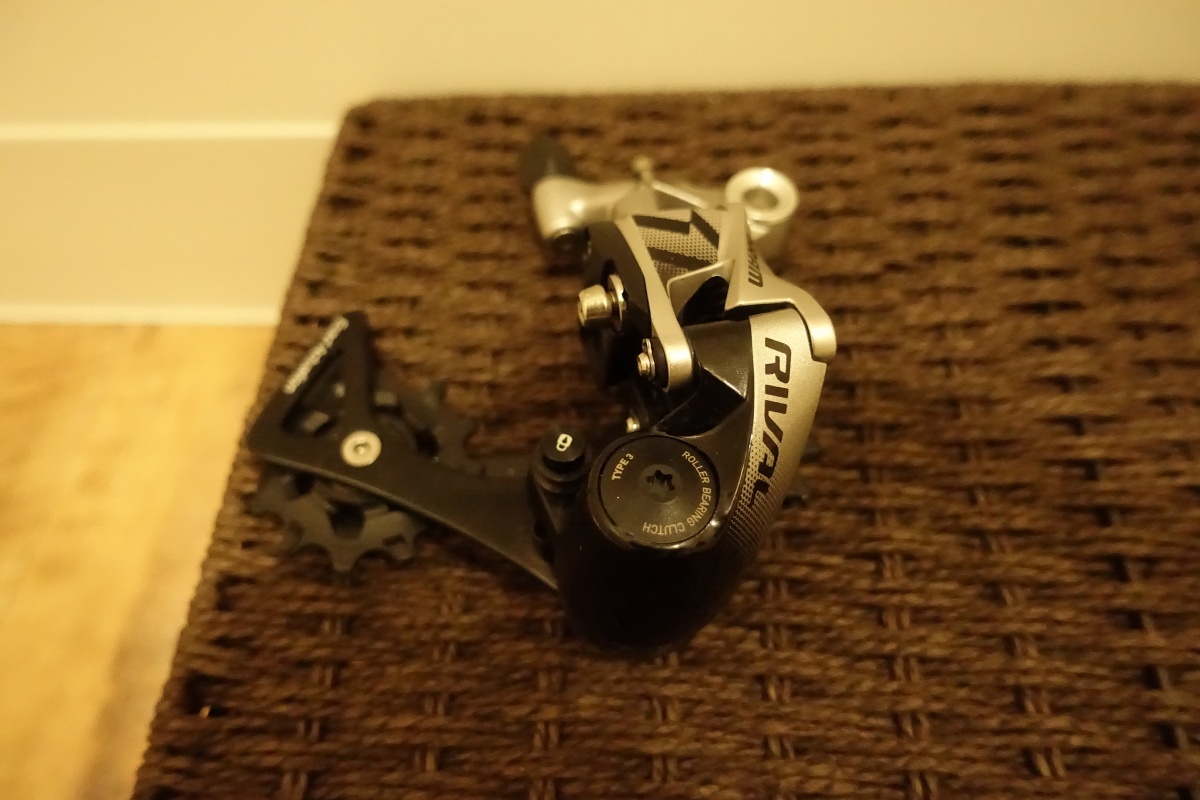 新車外し 新品 SRAM Rival1 油圧ディスクブレーキコンポセット STI