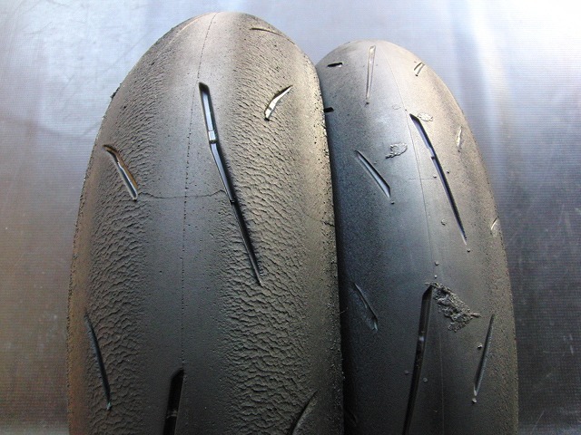 250ccクラス 中古前後セット!ダンロップ◎α13 SP. 110⁄70R17. 150
