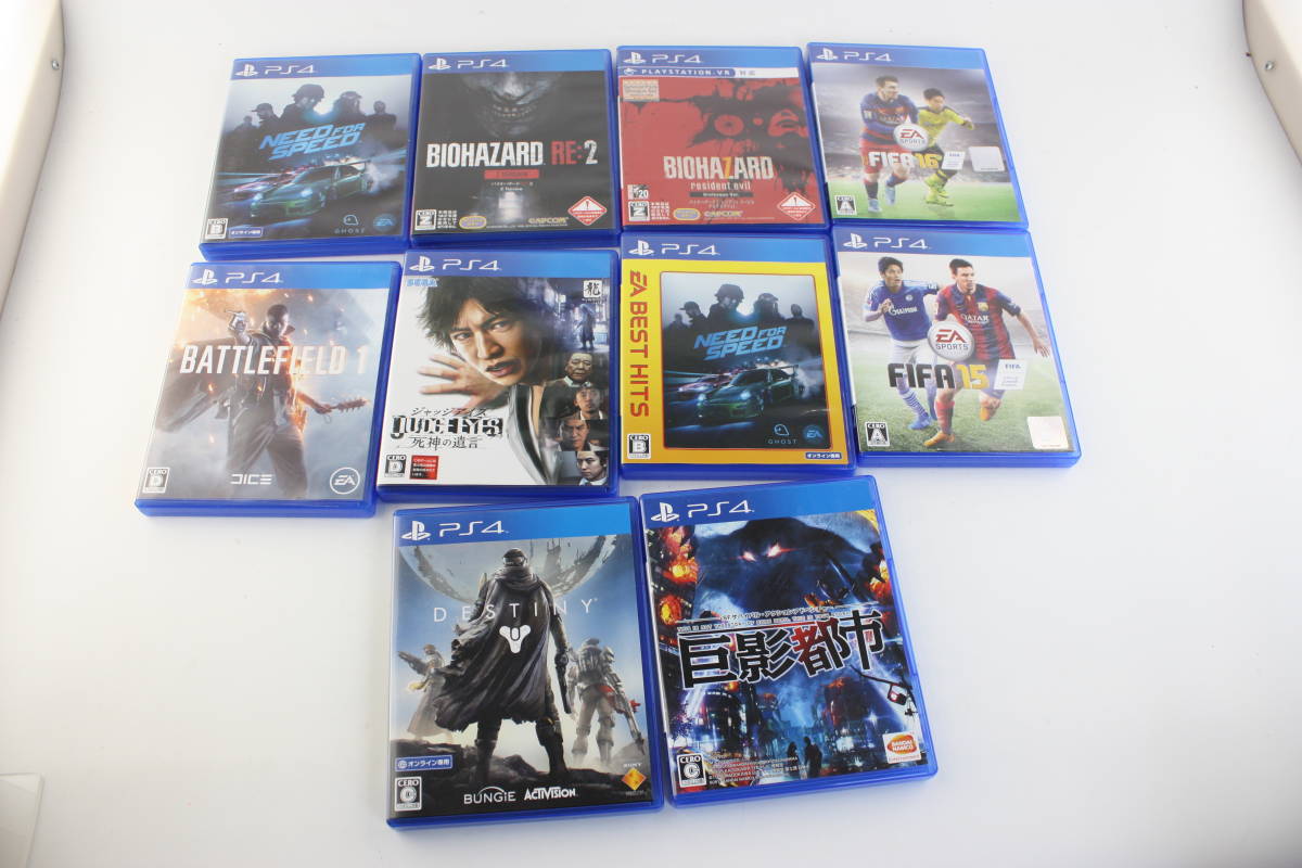 70 割引 【4828】【1円～】PS4ソフト 10本セット 中古品 箱ダメージ