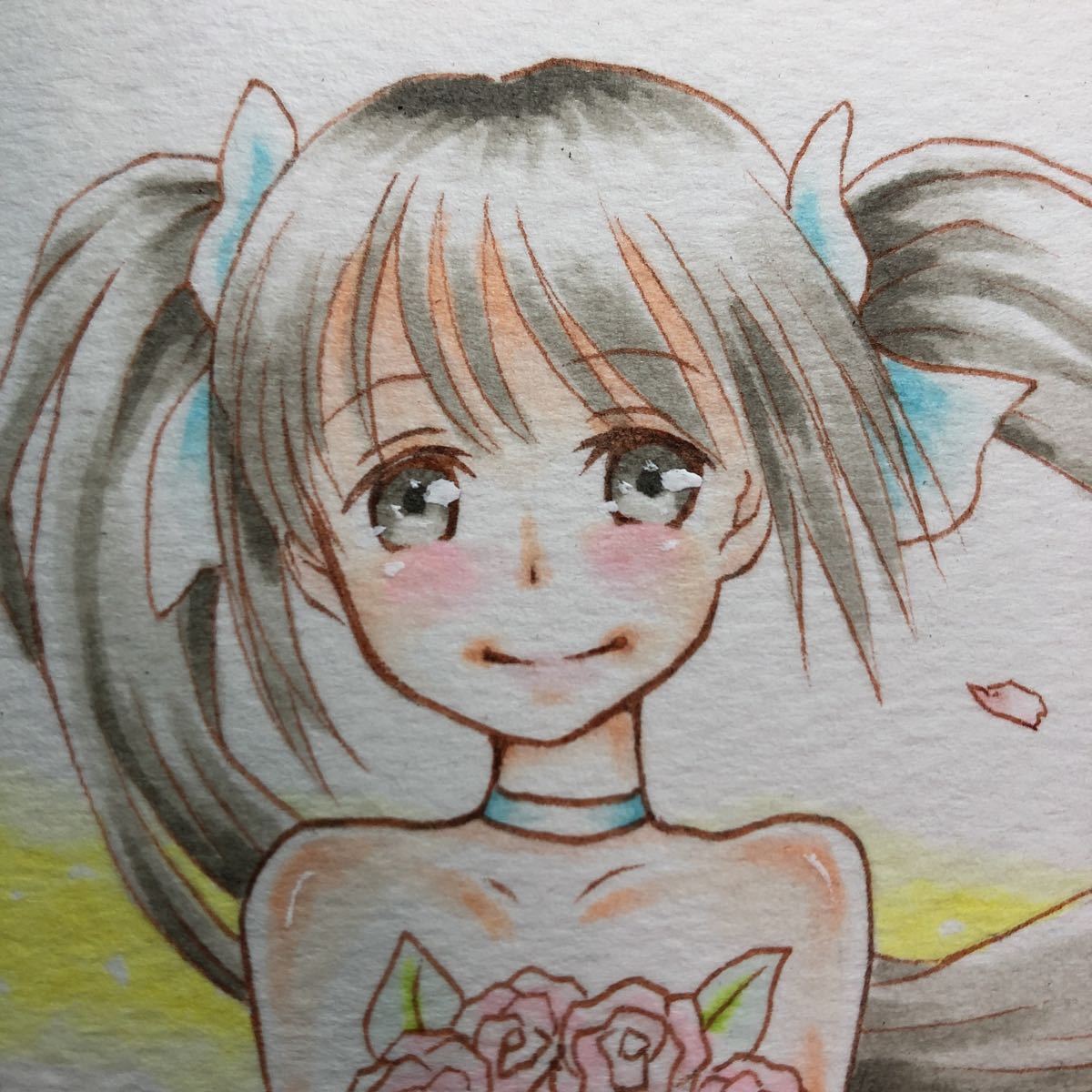 オリジナル手描きイラスト ウェディングドレス 手描きイラスト 売買されたオークション情報 Yahooの商品情報をアーカイブ公開 オークファン Aucfan Com