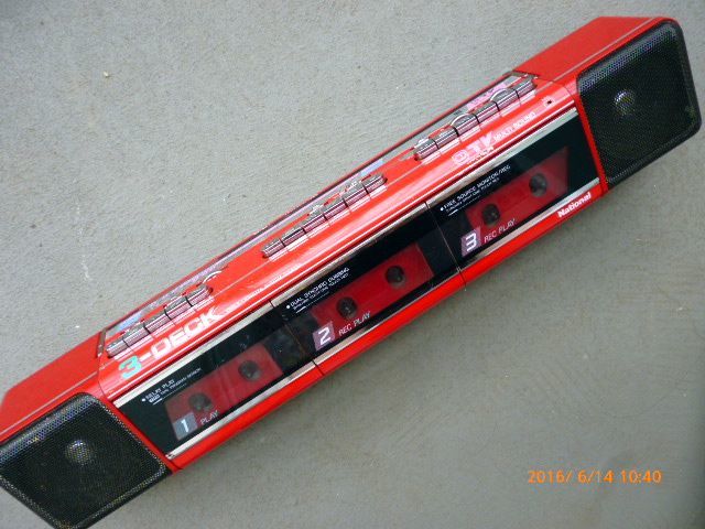 ナショナル トリプルラジカセ 3-DECK ラブコールトリプル RX-F333
