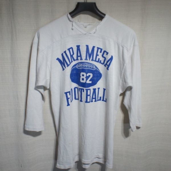 古着 ヴィンテージ ラッセルアスレチック 金タグ フットボールTシャツ