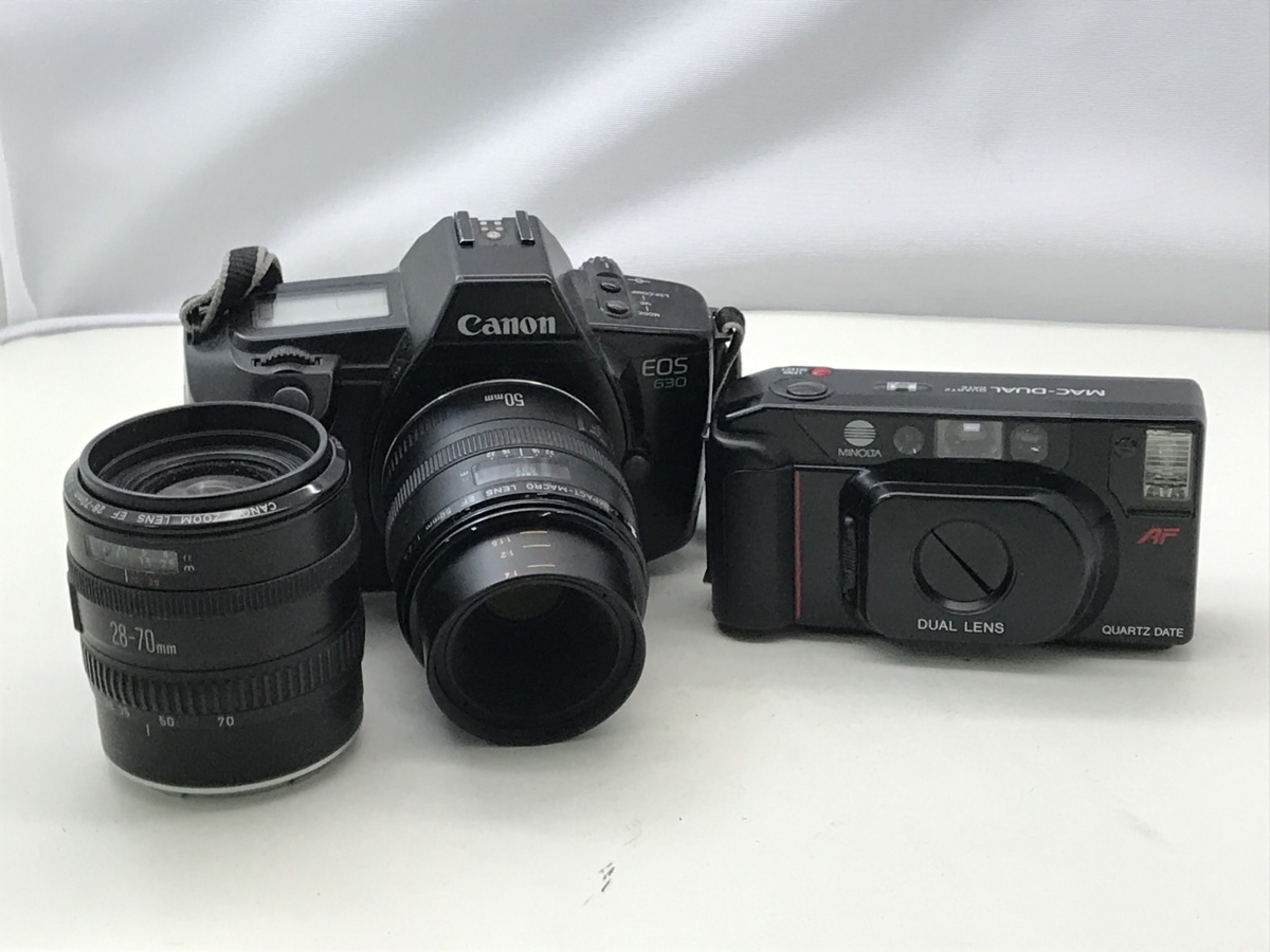 ☆Canon⁄キャノン EF フィルム一眼レフカメラ + FD 8mm F2 S.S.C