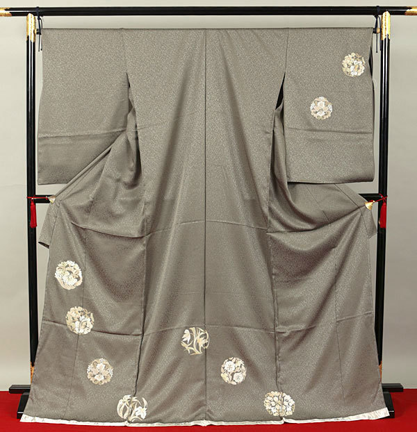 和遊館】EHC1977 仕立付！丹後ちりめん蘇州刺繍訪問着 丹後ちりめん