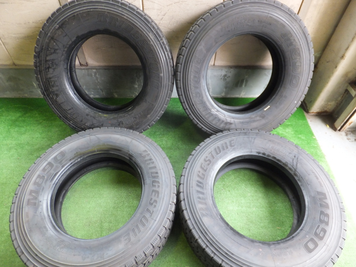 新車外し！19年製！ほぼ未使用☆トラック タイヤ 275/80R22.5 151/148J 