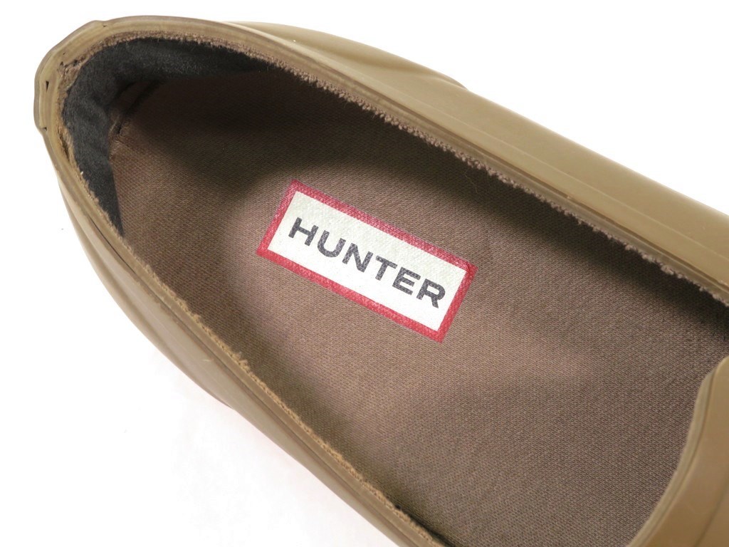 HUNTER ハンター ローファー レインシューズ チョコレートブラウン HUNTER（ハンター） レインシューズ (正規代理店商品）リファインド