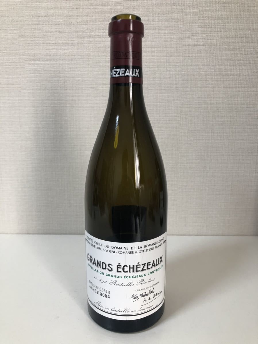 DRC エシェゾー 2004 空瓶 ロマネコンティ 空き瓶】DRC Grands Echezeaux グラン・エシェゾー ロマネコンティ