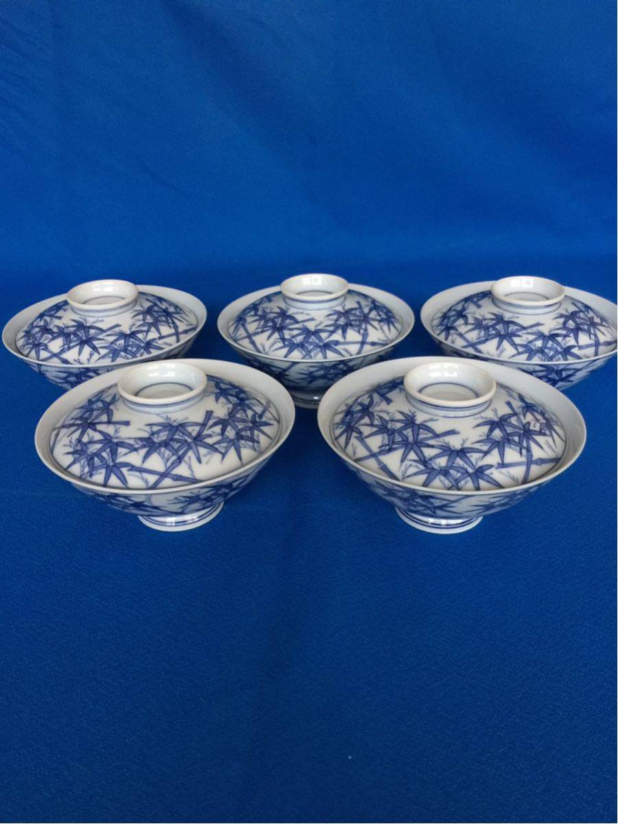 新作入荷，限定SALE 京焼 清水焼 蓋付き 飯茶碗 5客 繊細な笹竹 茶懐石(茶碗)｜売買されたオークション情報、yahooの商品情報をアーカイブ公開 - オークファン 京焼