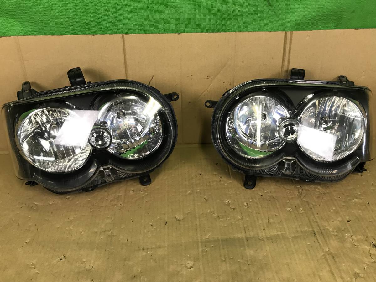 管0281-17 L150S L160S ムーヴ カスタム 後期 純正ヘッドライト 左右 KOITO 100-51785