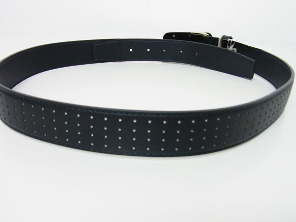 1円★正規★new balance ニューバランス★スクエアロゴバックルパンチングベルト【012-7182001】ブラック黒【本物保証】店頭完売★入手困難_6