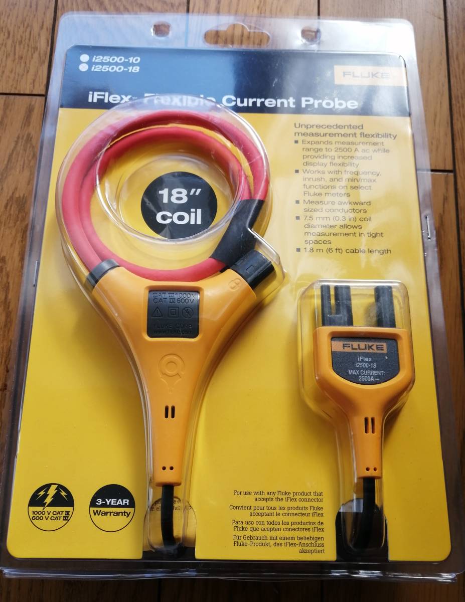 驚きの破格値，豊富な FLUKE iFlex R フレキシブル電流プローブ 国内正規品 FLUKE-i2500-18(電気計測器)｜売買されたオークション情報、yahooの商品情報をアーカイブ公開 - オークファン 電気計測器