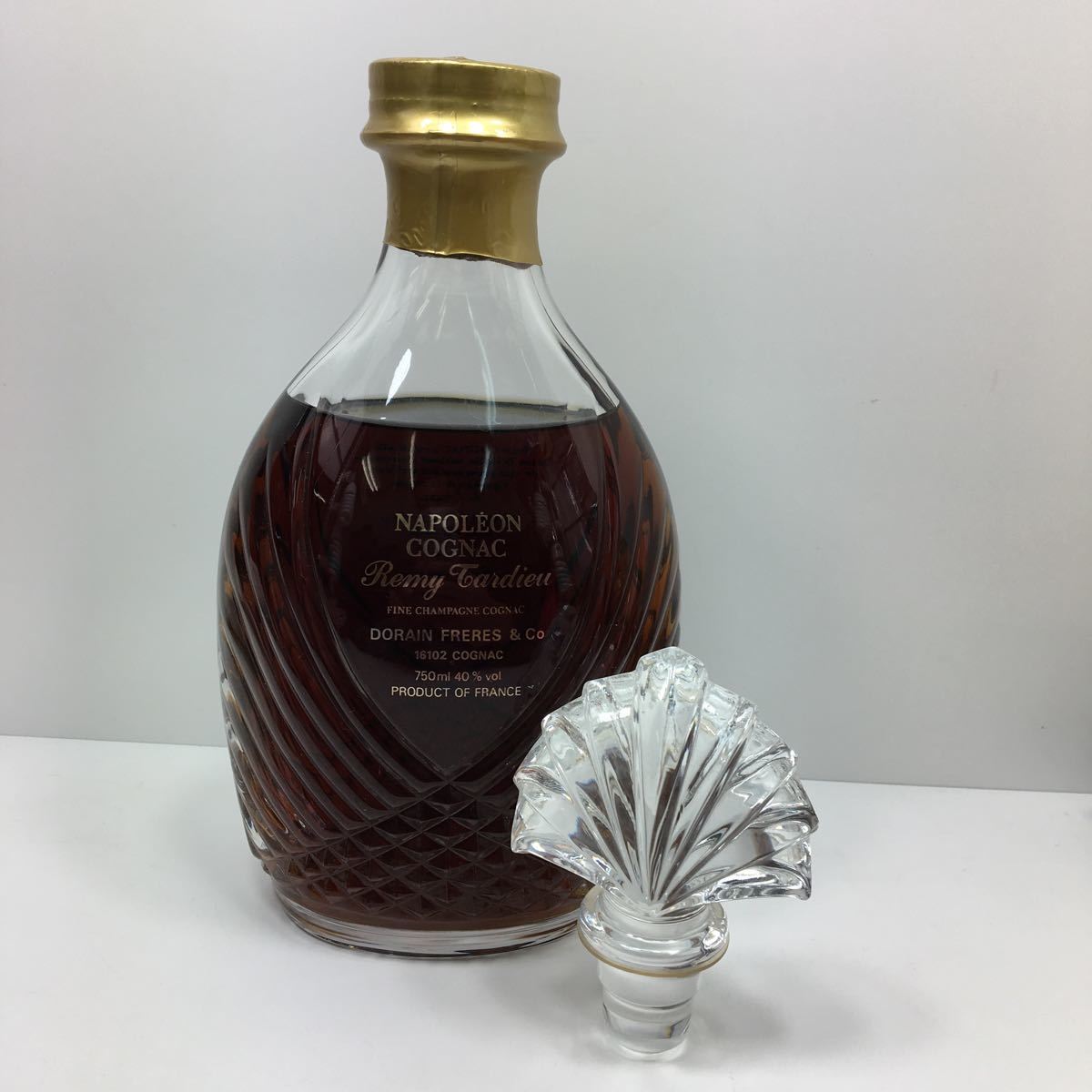  古酒 REMY TARDIEU NAPOLEON COGNAC DORAIN FRERES&Co 替栓付き レミータルデュー ナポレオンコニャック(コニャック)｜売買されたオークション情報、yahooの商品情報をアーカイブ公開 - オークファン コニャック