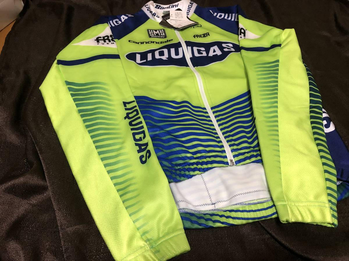 【2026，新作登場】 Cannondale キャノンデール サイクルジャージ Santini LIQUIGAS サイズ：L 管理番号：613(Lサイズ)｜売買されたオークション情報、yahooの商品情報をアーカイブ公開 - オークファン 男性用