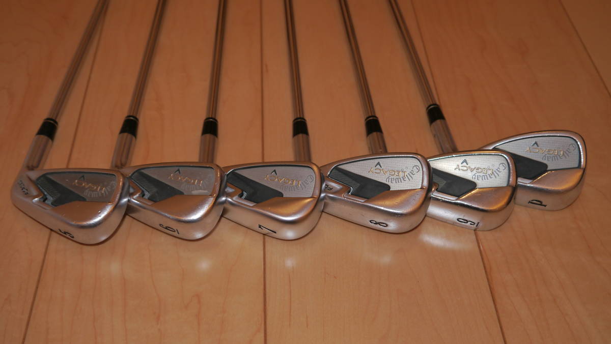 名器 Callaway LEGACY キャロウェイ レガシー アイアン 2008 5～P GS95