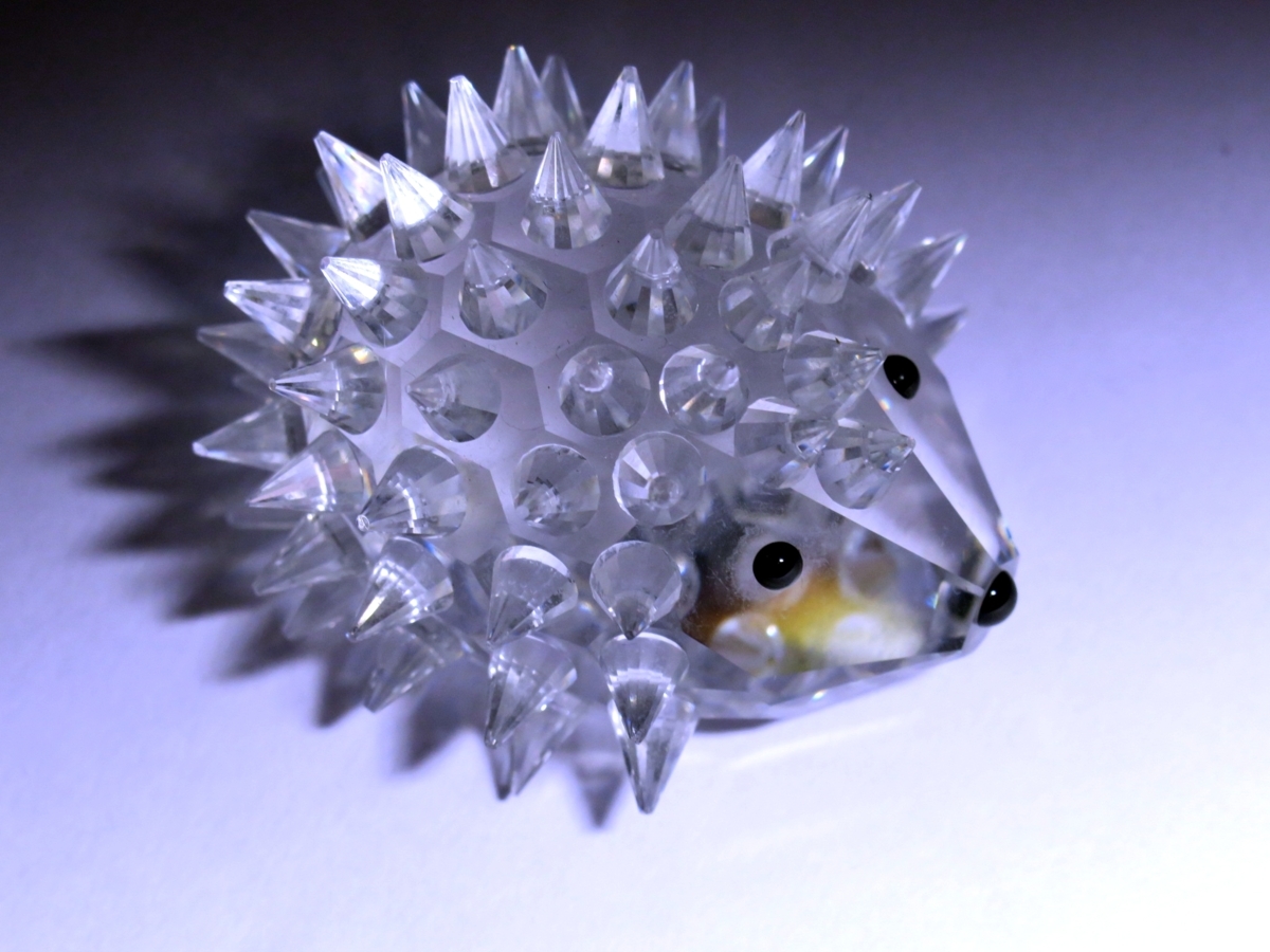 スワロフスキー SWAROVSKI ハリネズミ 置物 - オブジェ Yahoo 