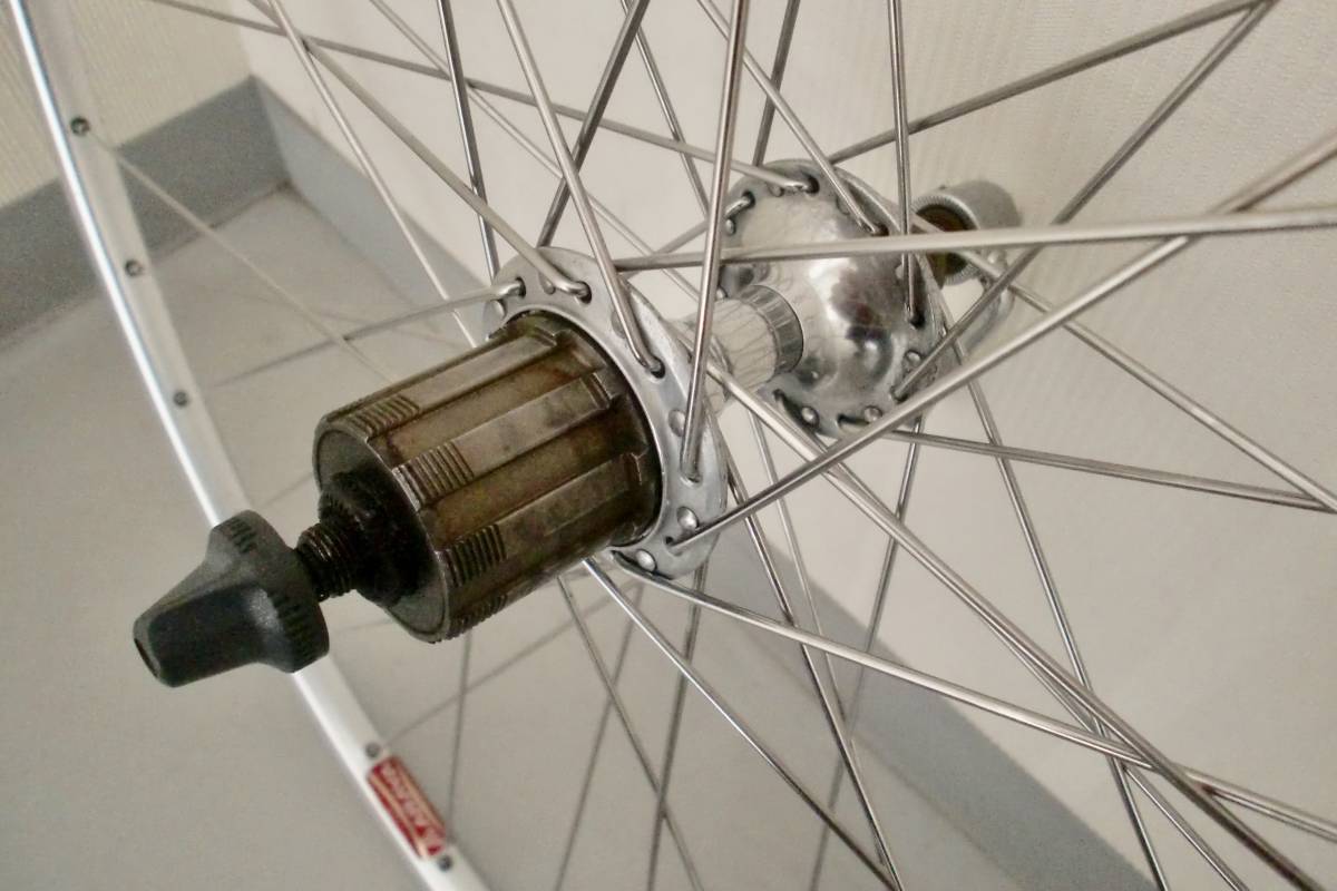 ARAYAリム+105ハブ 700cクリンチャーホイール前後_2