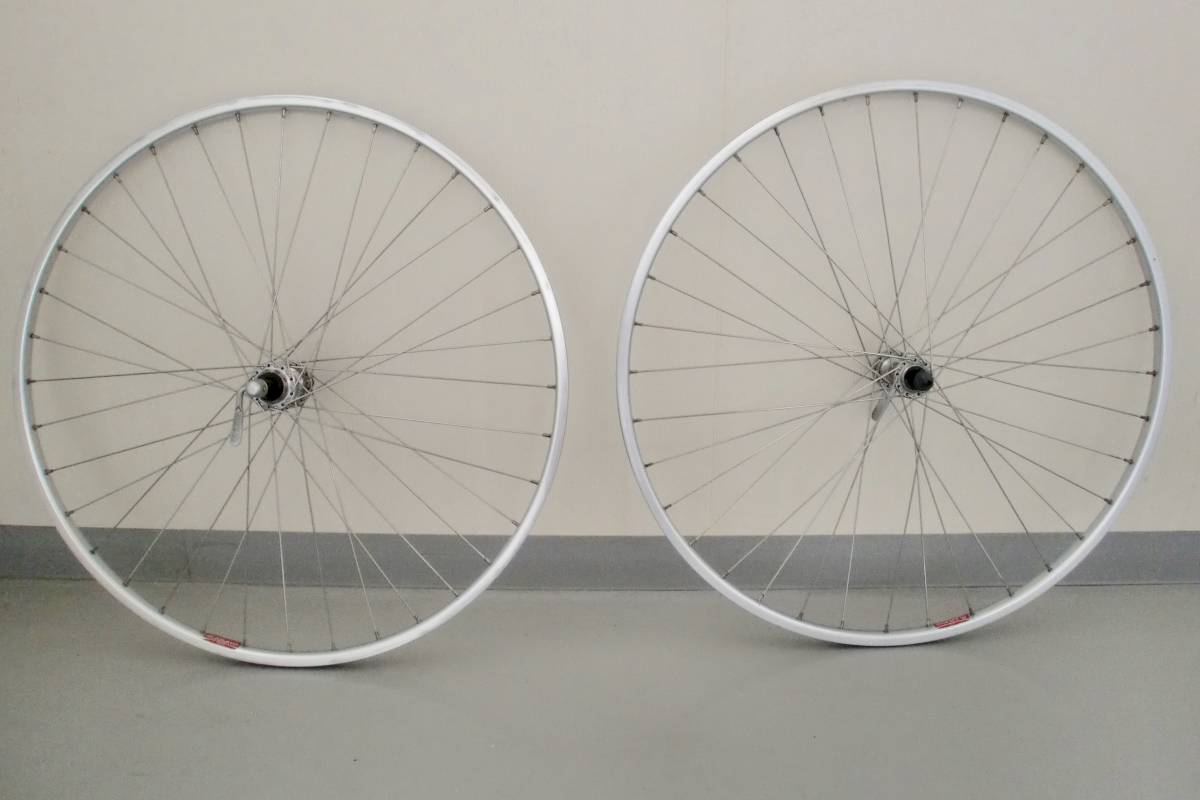 ARAYAリム+105ハブ 700cクリンチャーホイール前後_5