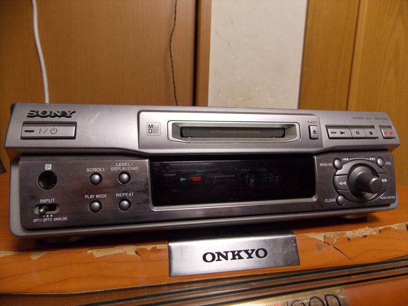 MDS-S40 SONY MDデッキ and S-41 MDS-S40のレビュー SONY MDS-S40 動作