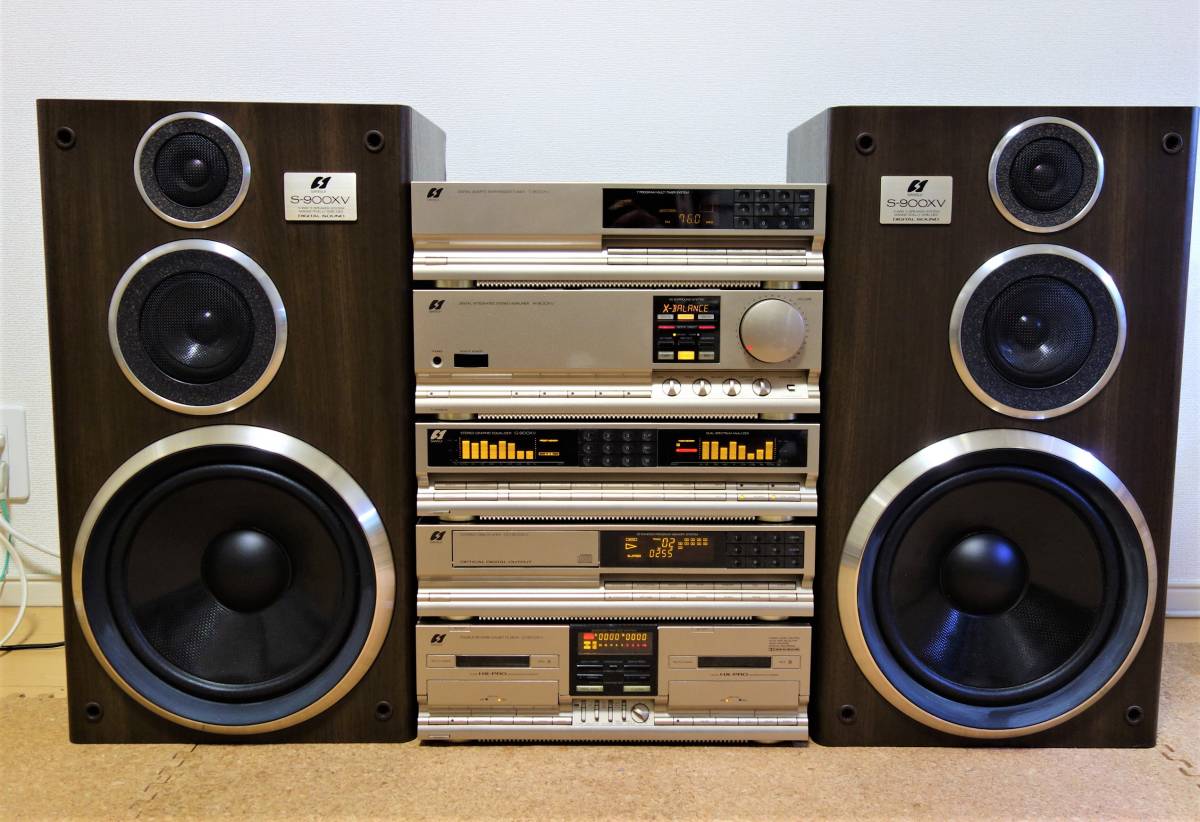 美品 SANSUI バブルコンポ BAR7 900XV 動作品 サンスイ ミニコンポ