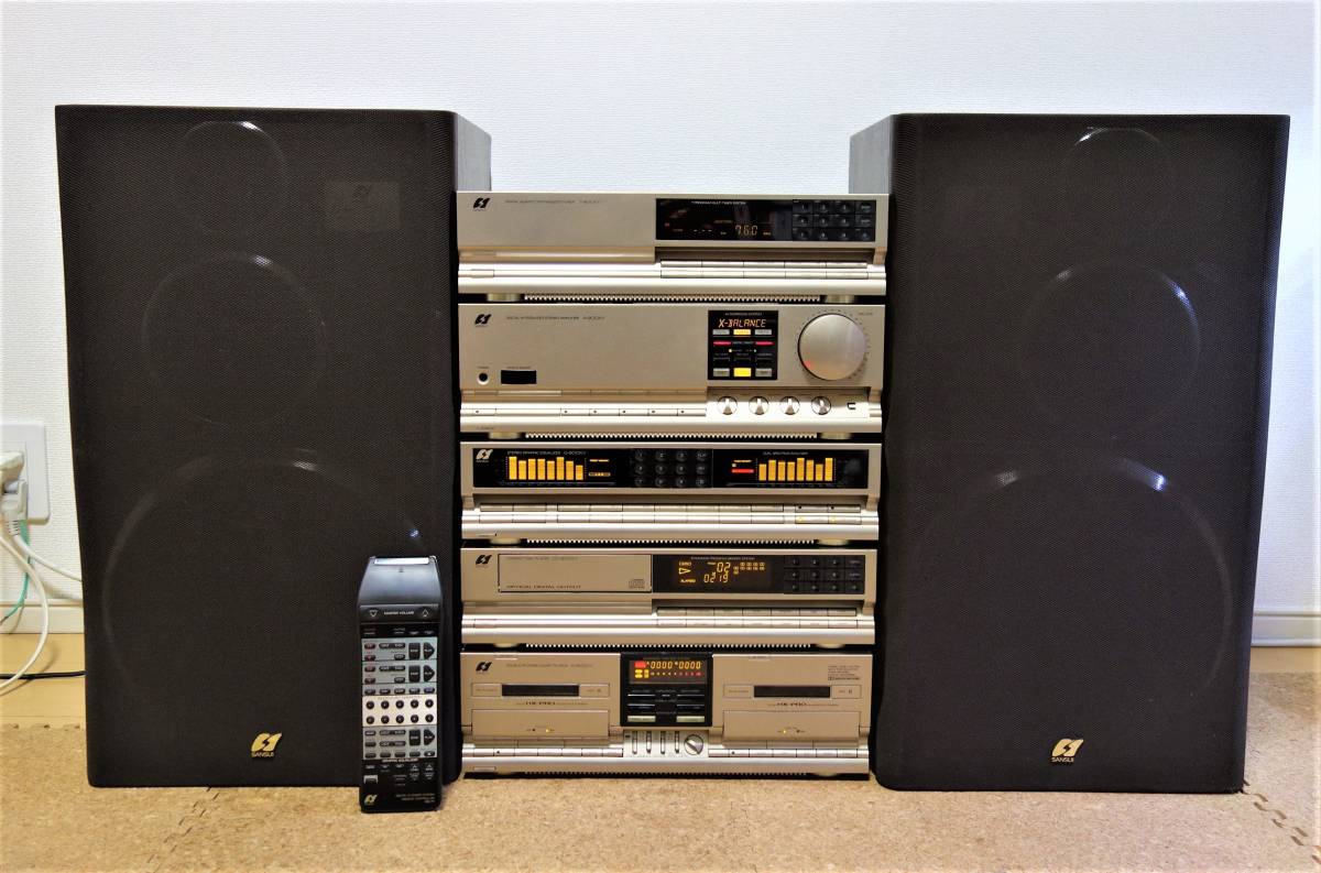 美品 SANSUI バブルコンポ BAR7 900XV 動作品 サンスイ ミニコンポ
