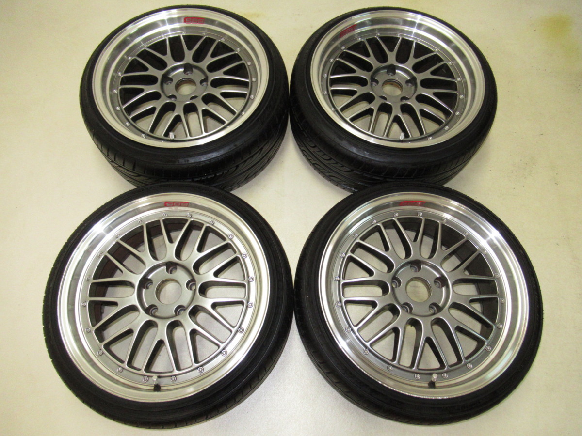 メーカー不明メッシュ 8.5J-19+35，9.5J-19+35 pcd120⁄5H メッシュ 深 